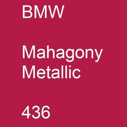 BMW, Mahagony Metallic, 436.